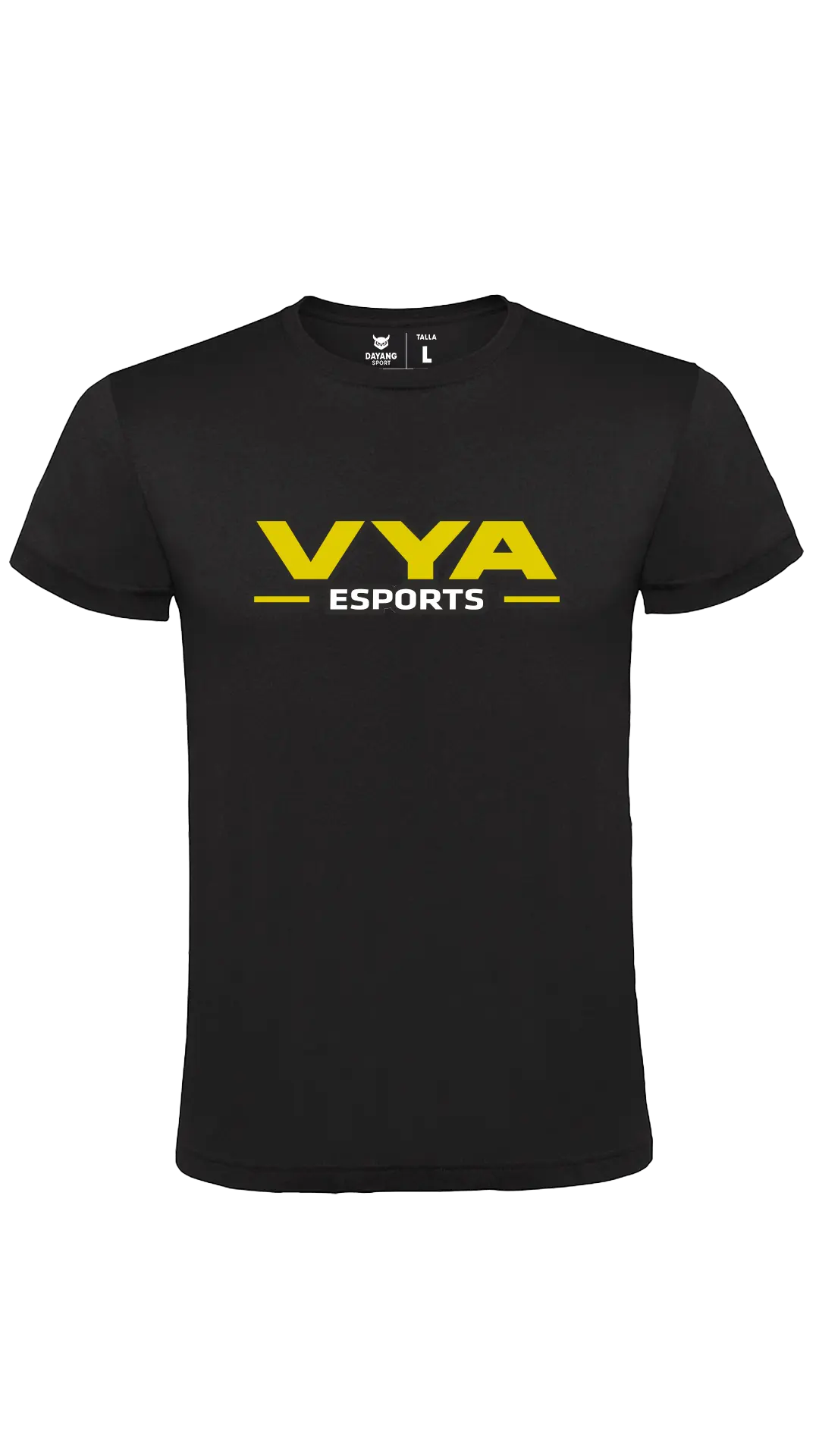 Camiseta Corta Basica Negra VYA Esports Economic