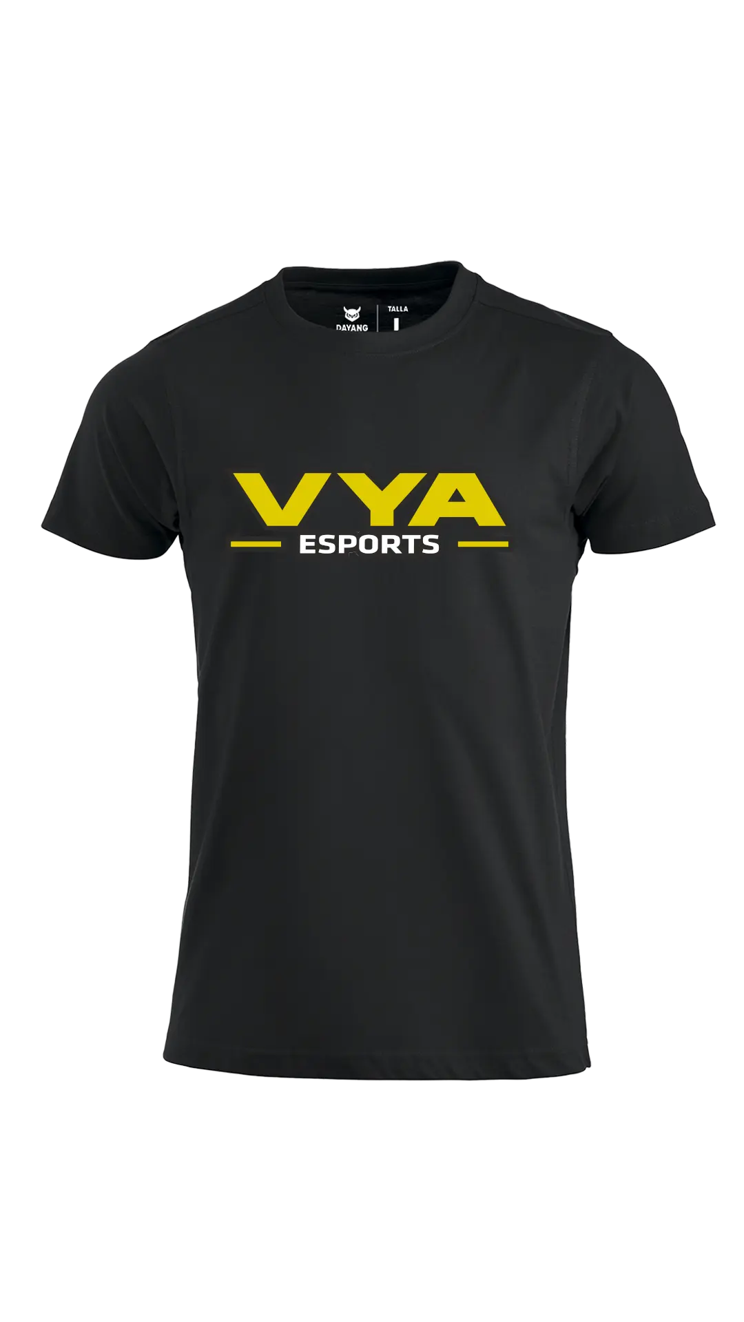 Camiseta Corta Basica Negra VYA Esports Premium