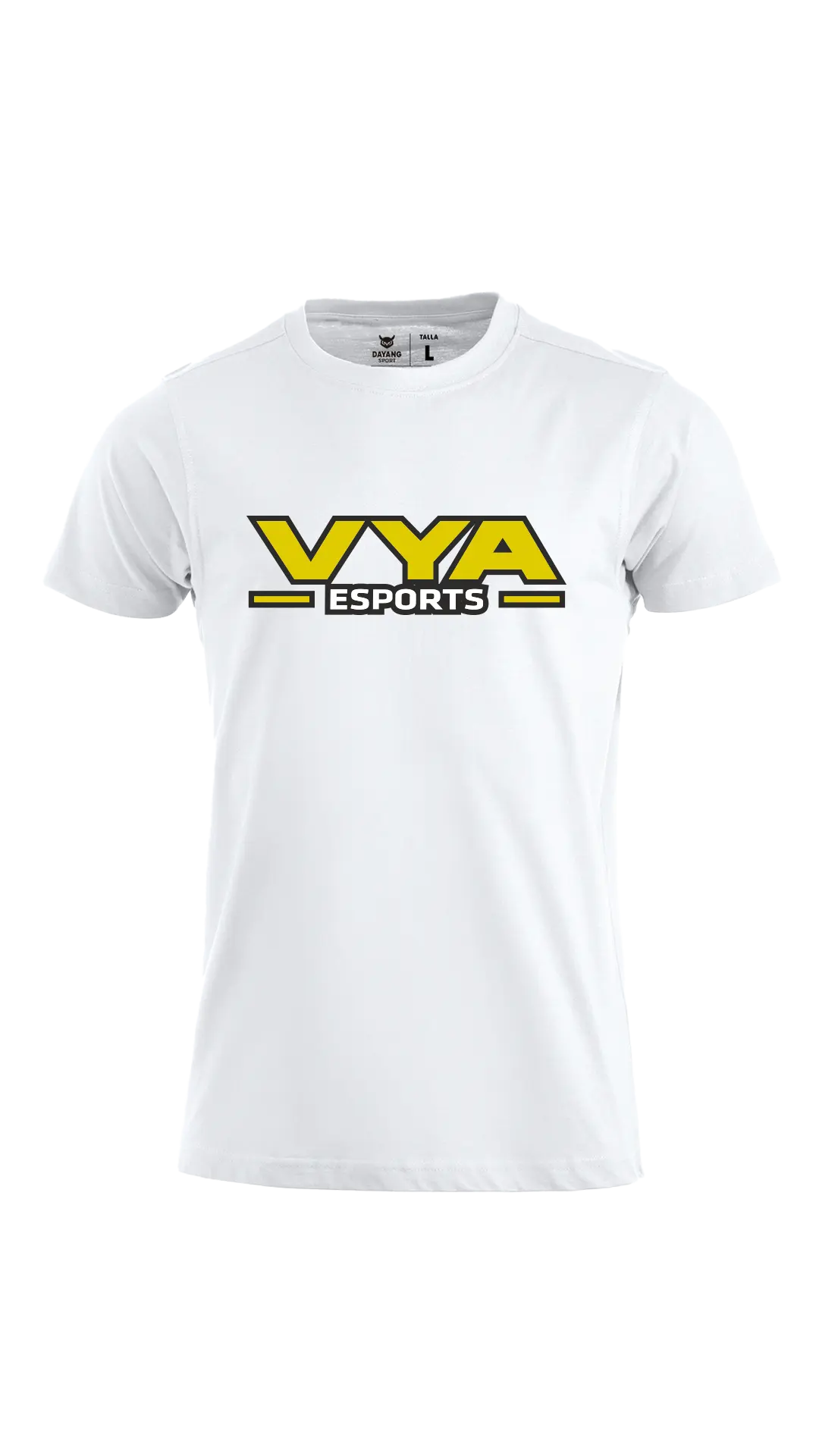 Camiseta Corta Basica Blanca VYA Esports Premium