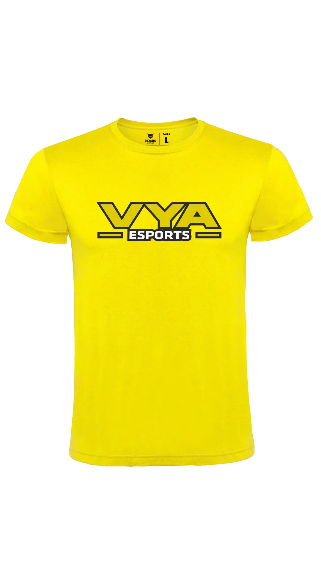 Camiseta Corta Basica Amarilla VYA Esports Economic