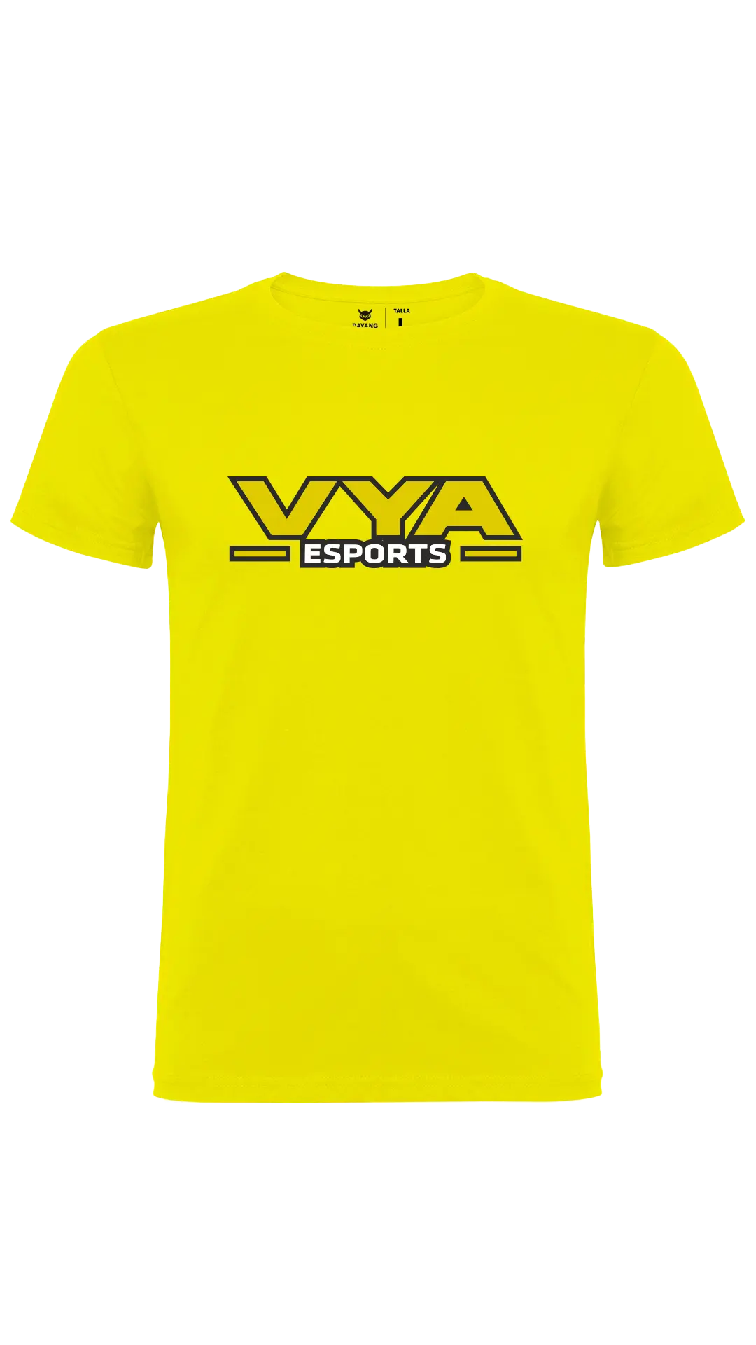 Camiseta Corta Basica Amarilla VYA Esports Standard