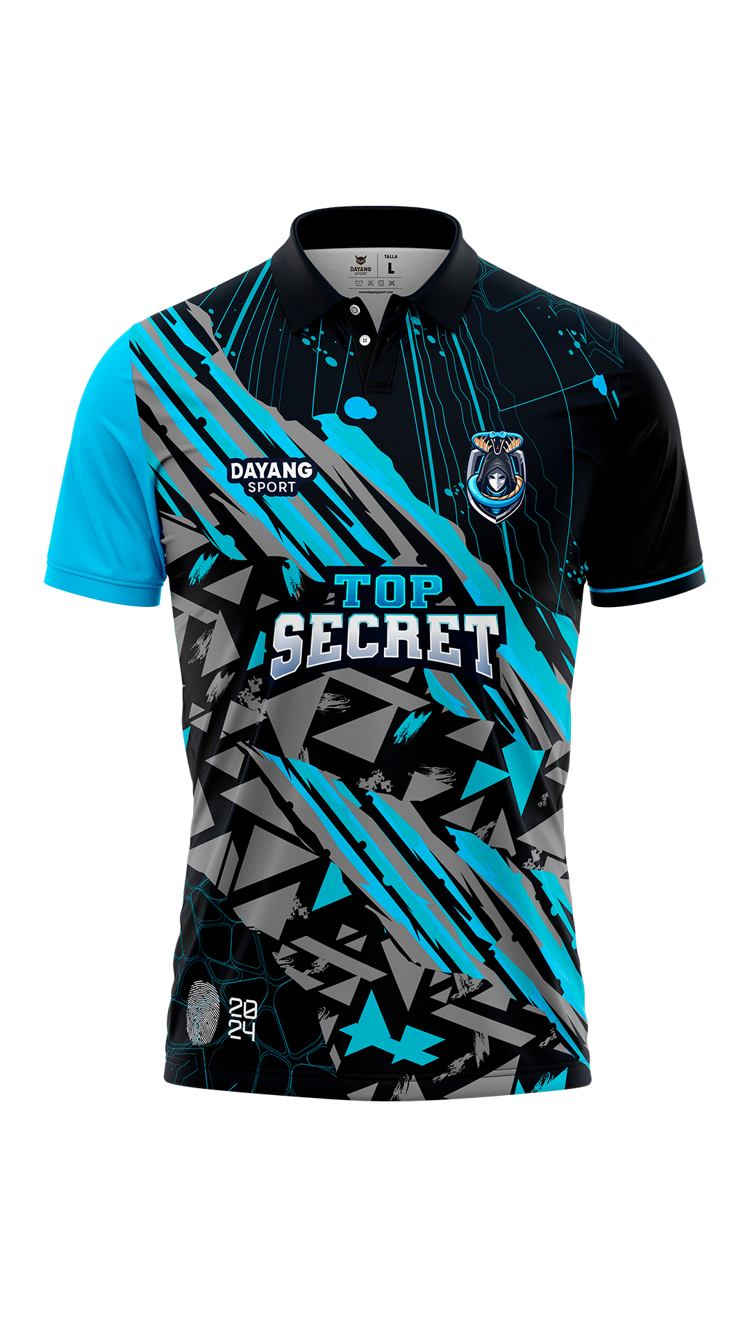 Polo Manga Corta Esports Top Secret STANDARD