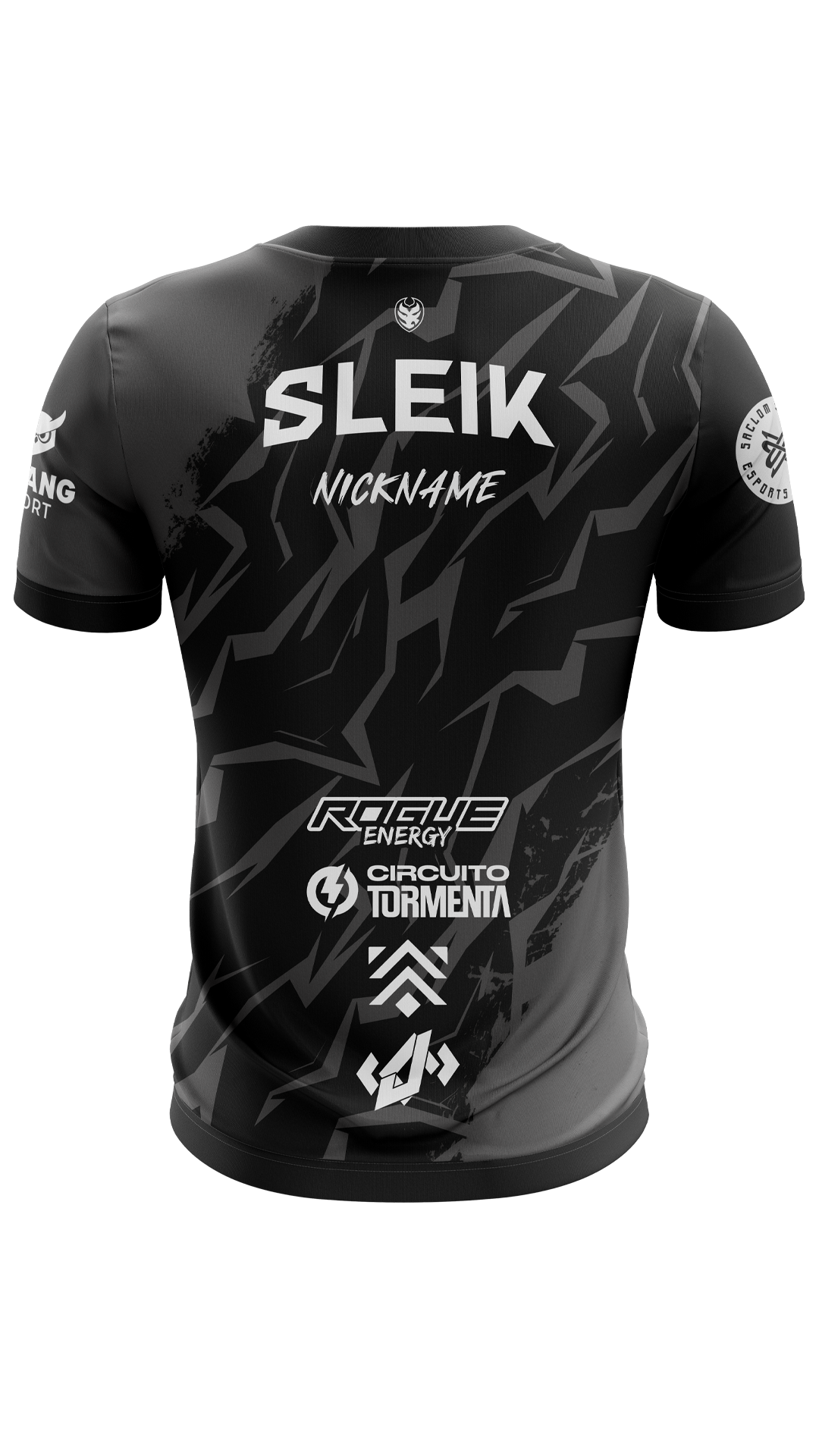 Camiseta Esports Corta Sleik eSports Black Standard