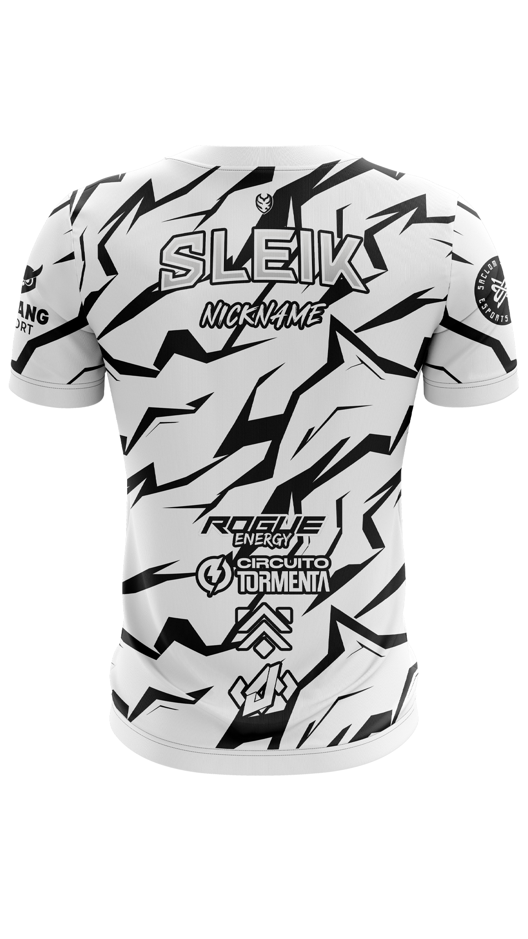 Camiseta Esports Corta Sleik eSports White Standard