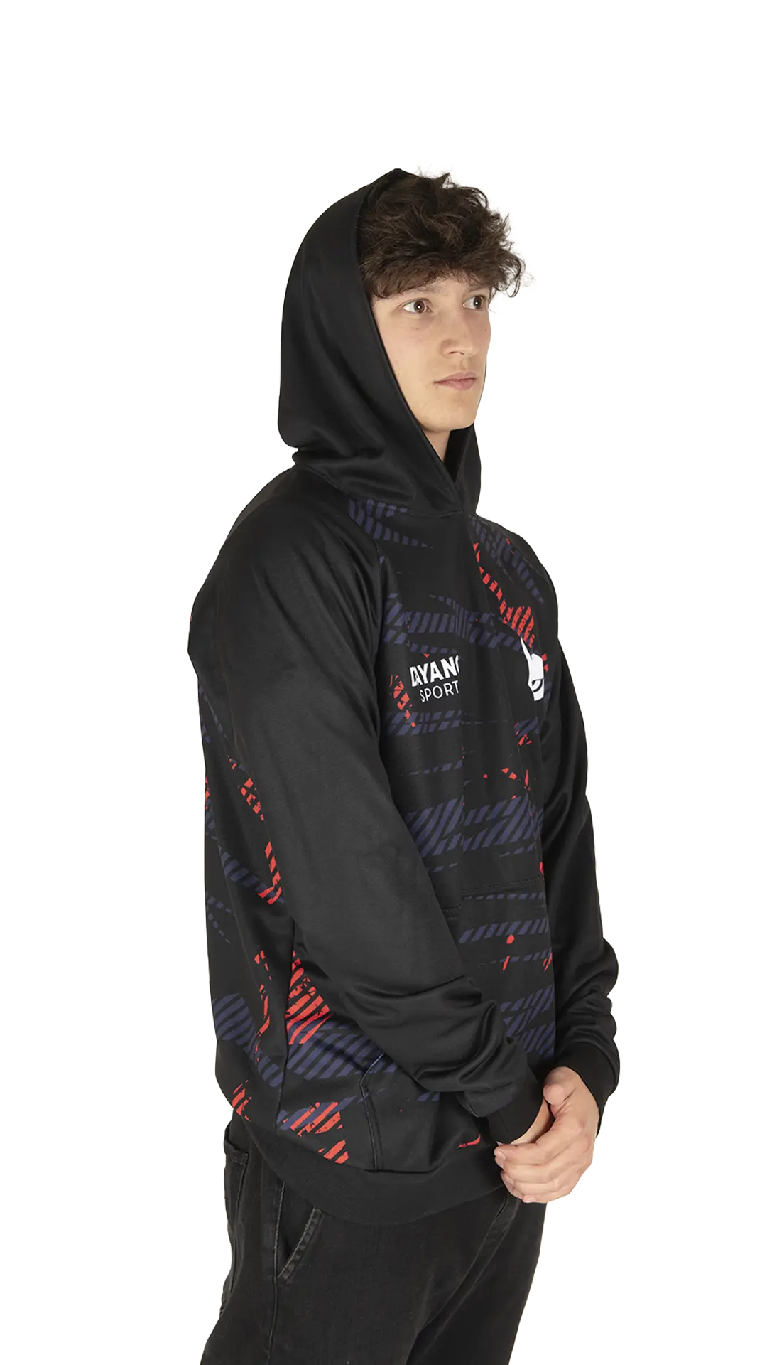 Sudadera Técnica con Capucha con Felpa - Hombre