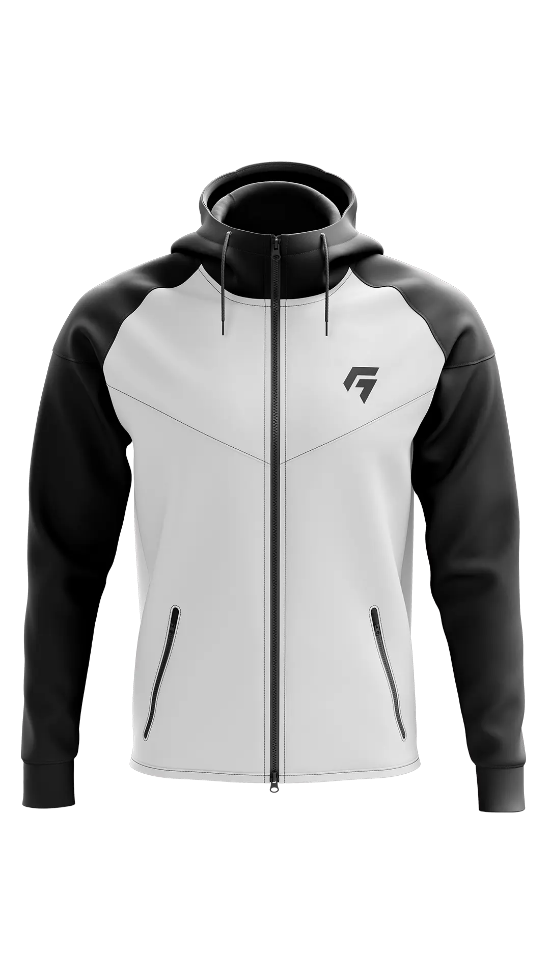 Sudadera con Capucha y Cremallera Completa sin Felpa