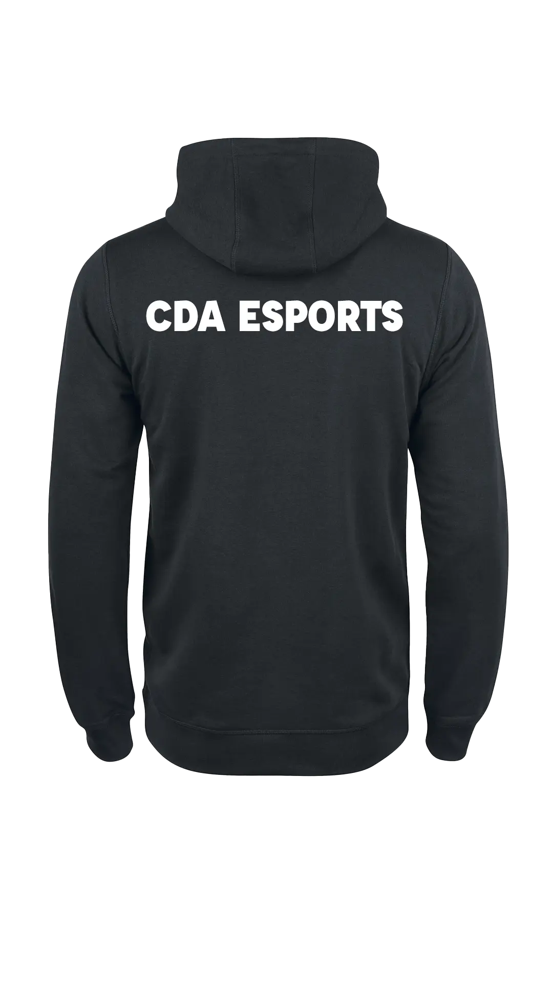 Sudadera Negra Con Capucha CDA Esports Premium