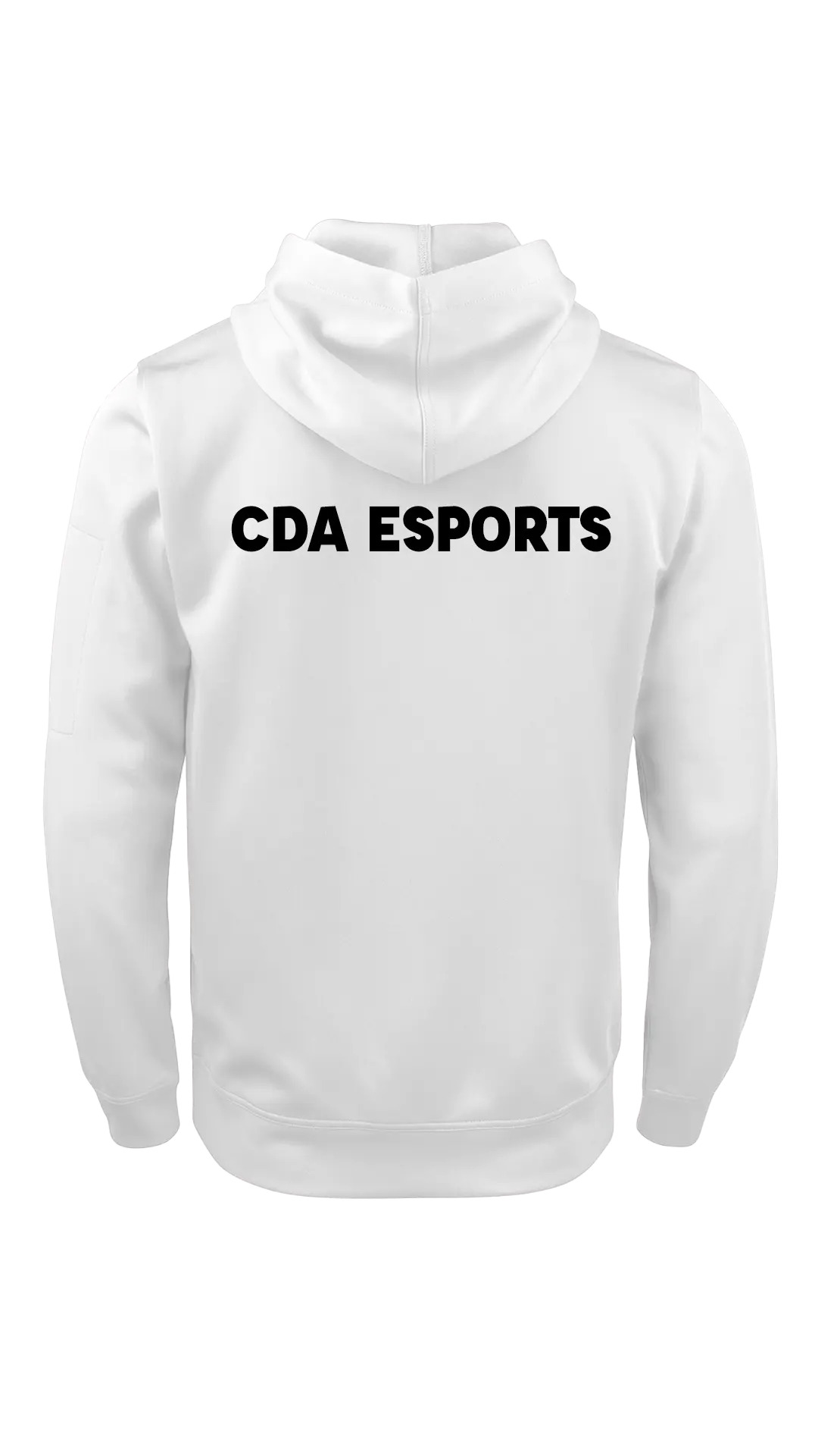 Sudadera Blanca con Capucha CDA Esports Standard