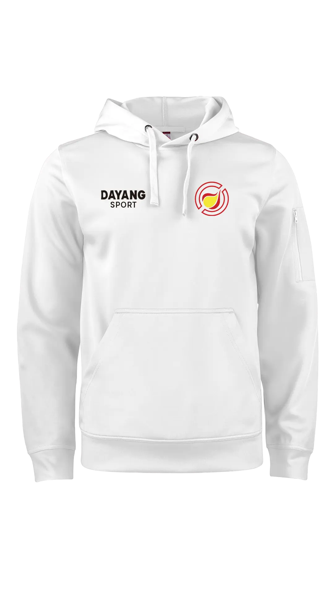 Sudadera Blanca con Capucha CDA Esports Standard